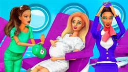12 Лайфхаков и поделок для беременной Барби в самолете
