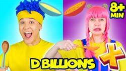 Eat Right With Spoon, Fork And Chopsticks! + MORE D Billions Kids Songs
