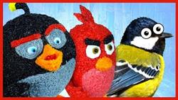 Энгри Бердз КОРМУШКА. Бомб, Чак, Ред. 3Д ручка. Angry Birds. 3D Pen
