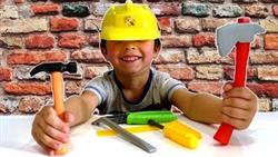 Маленький строитель Игры с Игрушками для мальчиков - Детские инструменты Развивающие видео
