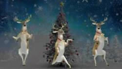 Новогодний танец оленей: Бубенцы бубенцы радостно галдят
