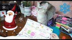 Письмо котёнка Сладуна деду Морозу | Какой подарок хочет кот?
