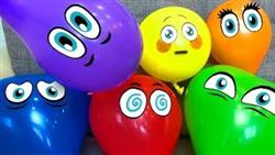Разноцветные шарики Цвета для детей Песня Семья пальчиков Color song
