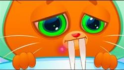 САБЛЕЗУБЫЙ КОТИК БУБУ и маленький Хвостик #115 У котика болят зубы. Мультик про кота на пурумчата
