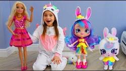 София и Новая Кукла Барби Веселое видео для детей про игрушки

