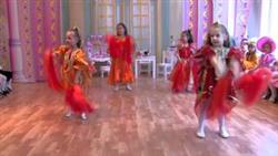 Танец огня в детском саду  на Соломенной сторожке.
