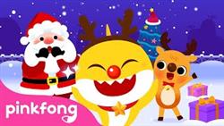 The Red Nosed Baby Shark | Christmas Song | Baby Shark Song | Pinkfong Songs for Children
