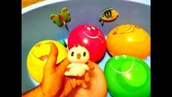 Учим цвета с ребенком Обучающее детское видео Лопать шарики с водой Развивающий мультик для малышей
