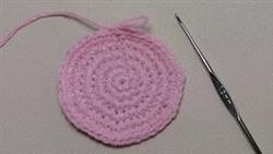    .   .Lesson crochet circle.
