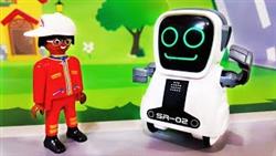Видео для детей Новая игрушка для Петровича в мультике - Супер Робот. Мультики про машинки
