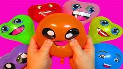 Воздушные шарики Учим цвета с веселой песенкой Песня про шарики Семья пальчики Лопаем шарики с водой
