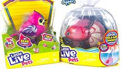 Забавные игрушки - говорящая птичка и плавающая рыбка
