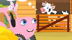 Животные на ферме - Звуки животных - Песенка про животных - Песенки для детей Тыр тыр Трактор
