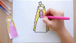 0+ Как рисовать принцессу. Няня Уля Рисование для детей
