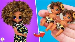 12 DIY       !? #Pregnant Queen Bee Baby Doll Hacks an Crafts