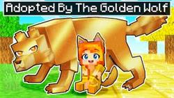 Adopted By The GOLDEN WOLF In Minecraft!
