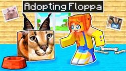 Adopting A FLOPPA In Minecraft!
