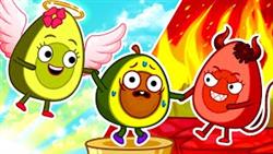 Angel or Demon Family??? Avocado Babies Learn Good Habits || Funny Stories for Kids by Pit  Penny ??