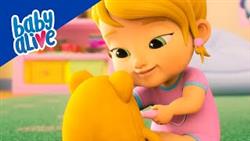 Baby Alive Official ?? Baby Lulu Takes Care of Eddy the Teddy ?? Kids Videos ??