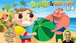 Chase  Clarence: BEACH BULLY BREAKS BOUNCY BALL | DOH MUCH FUN Animated Shorts #4
