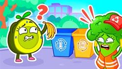 Clean Up Trash ??? Good Habits For Kids With Avocado Baby || Funny Stories For Kids By Pit  Penny ??
