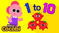 Counting 1 To 10 | Nursery Rhymes  Kids Song | Hello Cocobi
