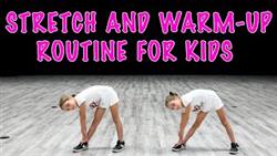 Dance warm-up with movements for children