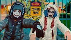 Денис и Диана превратились в Зомби Nerf Zombie Apocalypse
