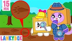 Detective LankyBox Finds Missing Toys - Summer Pretend Playtime | LankyBox Channel Kids Cartoon