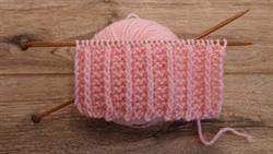 Двухсторонний узор для шарфа спицами | Double-sided knitting pattern for scarf
