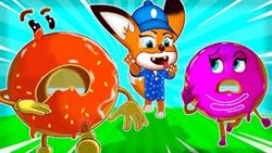 Family Make Colorful Donuts Pretend Play With Colorful Donuts Kids Stories About Lili And Max
