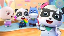 Five Little Babies Eating Lollipops | The Dentist Song | Kids Song | Kids Cartoon | BabyBus

