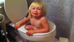 Funny kids on the potty