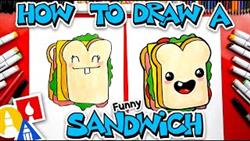 Funny Sandwich For Kids
