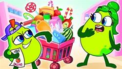 Grocery Store Song ?? Healthy Food Vs Junk Food ??|| + More Kids Songs - Little Baby PEARS
