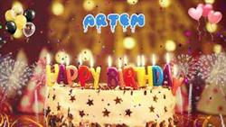 Happy birthday artem song for children