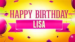 Happy birthday song lisa baby