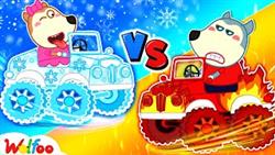 Hot Vs Cold Toy Car Challenge - Wolfoo Plays With Toy Cars For Kids | Wolfoo Official Channel
