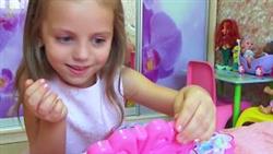 Kids Pretend Play Играем с косметичкой для девочек Платья принцесс
