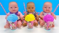 #Куклы Бьянка и Мама Маша в Детском Кафе Мультик Для девочек Игрушки Для детеи? Мама и дочка
