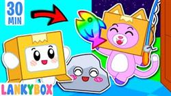 LankyBox Go Fishing With Rainbow Fish - Learn To Recycle | LankyBox Channel Kids Cartoon
