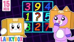 LankyBox Learns Numbers And Plays With Toys | LankyBox Channel Kids Cartoon
