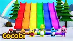 Learn Colors with Slides | Colors for Kids | Educational Video | Hello Cocobi