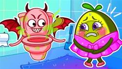 Lets Go Potty ?? Angel VS Demon Stories By Avocado Babies || Funny Stories For Kids By Pit  Penny ??
