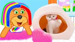 Lion Family Yes Yes Daddy I Wanna Kitten Cartoon For Kids
