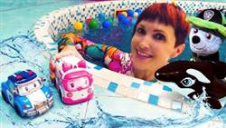 Маша Капуки и игрушки в бассейне - Щенячий патруль в песочнице. Сборник для детей
