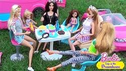 Мультик Барби Зарядка на пикнике в Автодомике Куклы для девочек Dolls ¦ Barbie Original Toys
