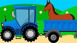 Мультик для Детей про Домашних Животных - Лошадь.Развивающий Мультфильм для Малышей. Видео для Детей
