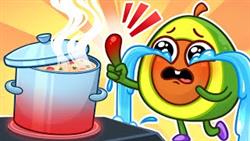No No, Its Hot! Learn Safety Tips In The Kitchen || Funny Stories For Kids By Pit  Penny ??
