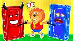 Please Forgive Me, Evil Door! Learns Good Behavior for Kids | Lion Family | Cartoon for Kids